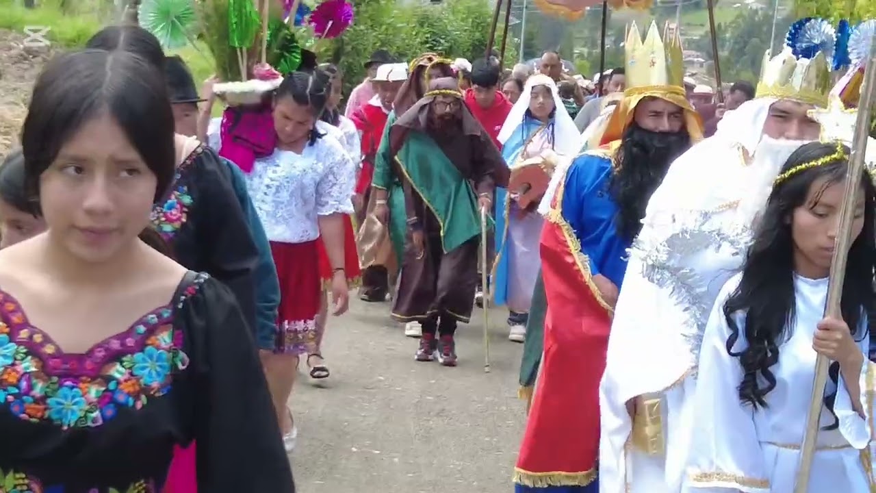 DESDE EL CANTÓN DELEG SECTOR CHUCURIN PASE DEL NIÑO JESÚS PROSECION FAMIA YAURI LLUICHUZHCA 