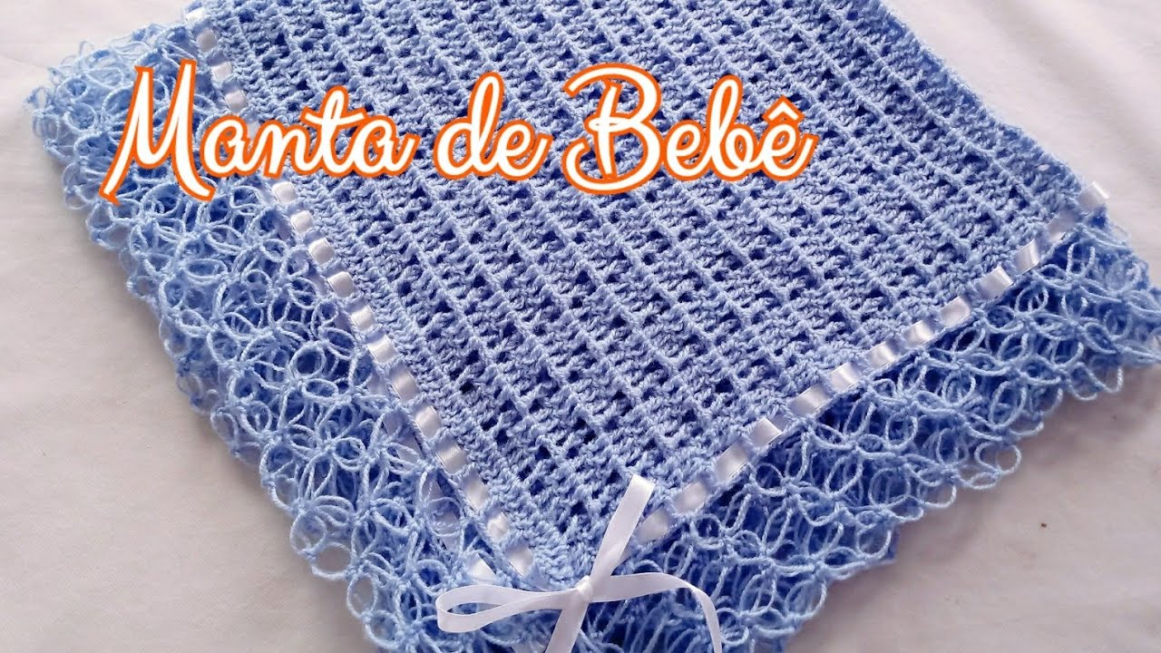 Manta Em Croche Para Bebe Croche Da Amanda Youtube