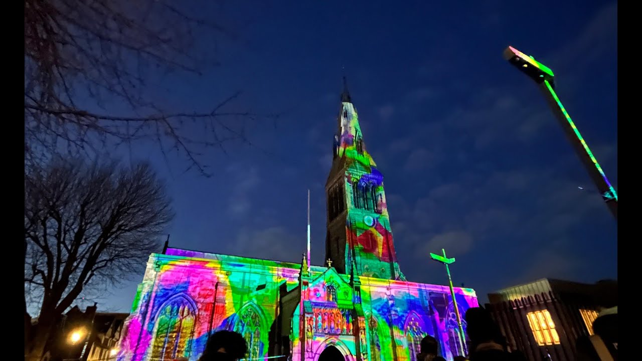 Light Up Leicester Parade, Dance Performance and Cathedral Projection ...