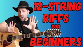 10 Twelve String Riffs for Beginners #12stringguitar