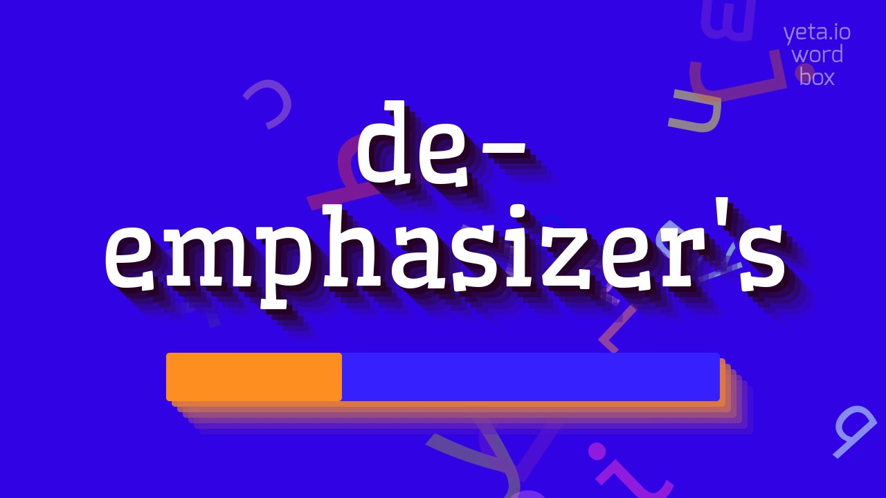 Emphasizer How to say