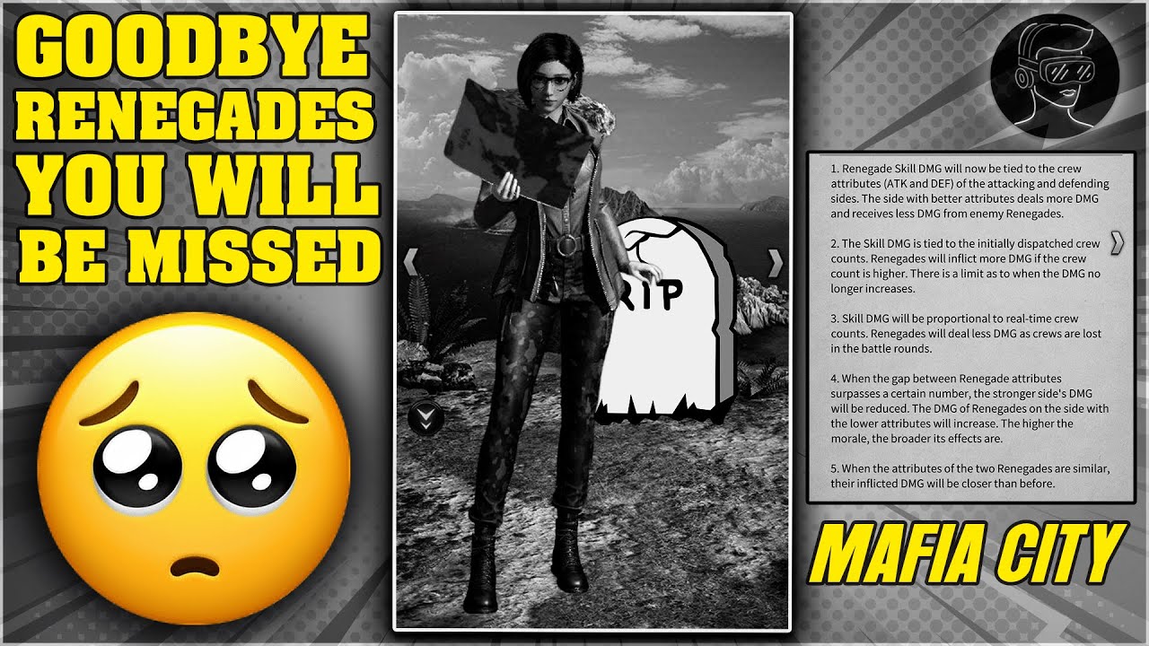 GOODBYE RENEGADES ..