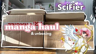 SciFier manga haul & unboxing  | [30+ volumes] 10% off using LYDDIEREADS ✨