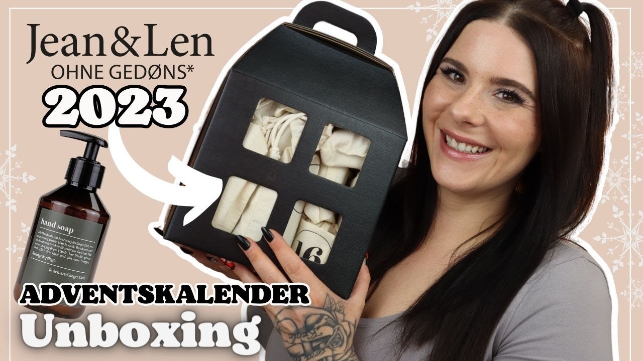 NATÜRLICH GUT ?! 🌿 Jean & Len ADVENTSKALENDER 2023 UNBOXING | Alles Ohne GEDÖNS !