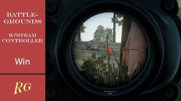 Another Battlegrounds Solo Win with the Steam Controller