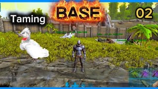ARK EPISODE 2 fresh start Taming Arg Making Base Farming 😍
