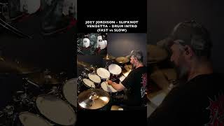 SLIPKNOT - JOEY JORDISON - VENDETTA - DRUM INTRO - drum lesson