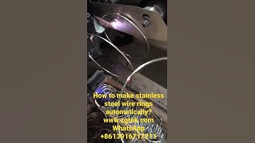 How to make stainless steel wire rings automatically? zgtek