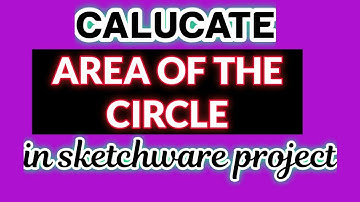 Calucate AREA OF THE CIRCLE  in sketchware project||Sketchware tutorials