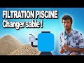  changer le sable  verre du filtre  sable piscine comment remplacer la charge filtrante 