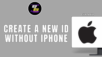 HOW TO CREATE A NEW APPLE ID WITHOUT IPHONE