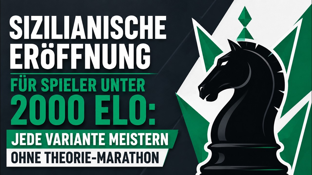 Sizilianische Eröffnung für Spieler unter 2000 Elo: Jede Variante meistern ohne Theorie-Marathon
