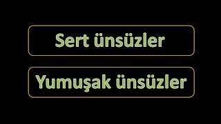 4.Sınıf Sert ve Yumuşak Ünlüler , kayakademi