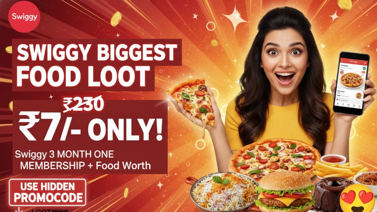 Swiggy Today Food Loot Deals | Swiggy is back again with biggest food loot offers | Swiggy new code