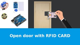 How to make a door lock with RFID card access (Arduino, servo, buzzer,and RFID)