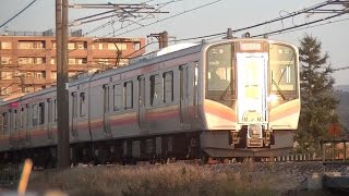 E129系B8編成 信越本線下り451M 長岡→新潟
