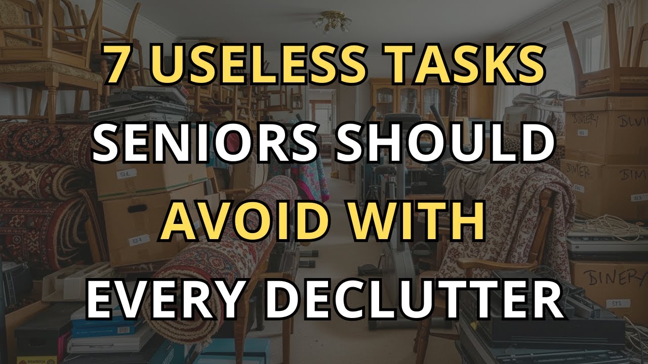 Decluttering After 60: Avoid These 7 Useless Tasks!
