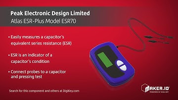 Peak Electronic Design Atlas ESR-Plus Model ESR70 | Maker Minute