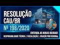 Resolução CAU/BR nº 198/2020