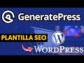 ¿La plantilla GeneratePress está optimizada para SEO?