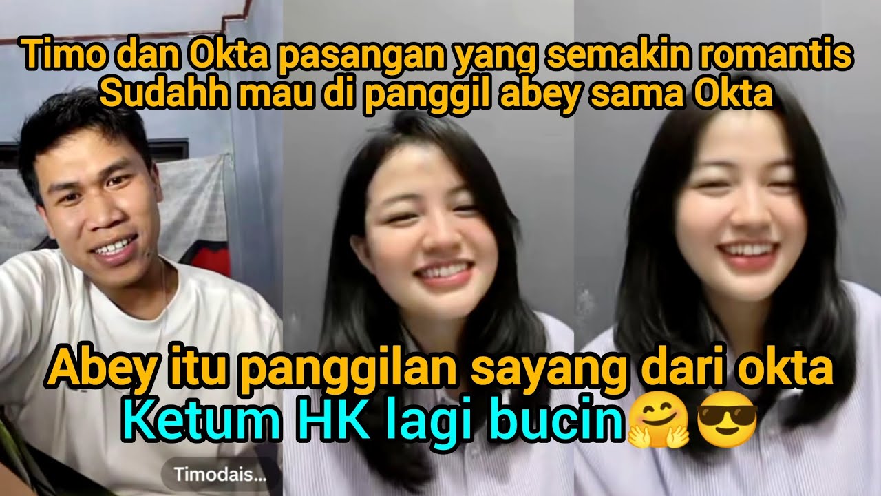 Timo dan Okta pasangan yang semakin romantis🥰🤗😎
