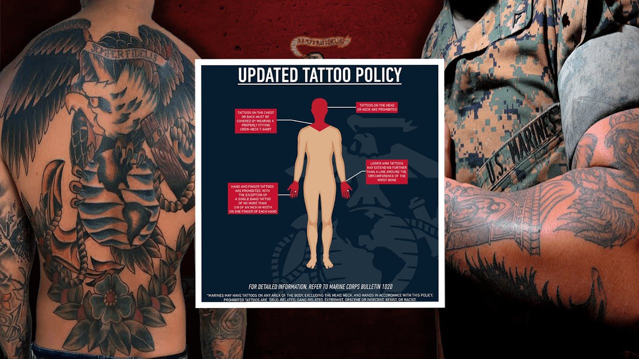 Tattoo Blog  Marines Modify Tattoo Policy