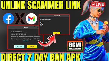 Live id ban for 7 days Direct || bgmi 7 day ban trick || how to get 7 days ban in bgmi 4.1