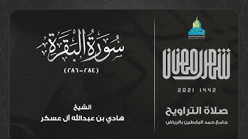 تلاوة هادئة تريح الأعصاب من أواخر سورة البقرة l الشيخ هادي آل عسكر