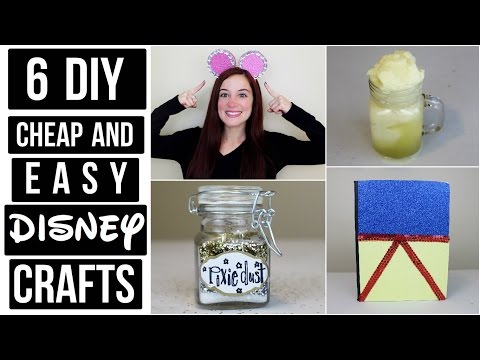 CHEAP AND EASY DISNEY DIY CRAFT IDEAS #2 | PINTEREST INSPIRED