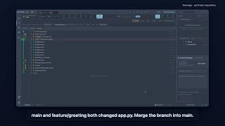 Resolve Git merge conflicts line by line | FluxGit