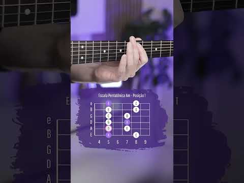 Escala Pentatônica Am - A Minor Pentatonic Scale | Posição 1