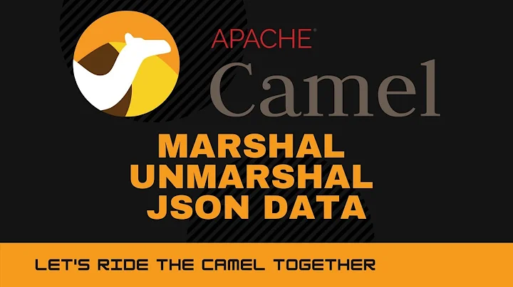 Apache Camel - Marshal and Unmarshal JSON