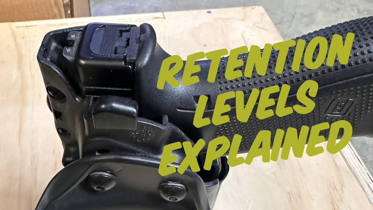 Retention Level Holster Retention Levels Explained - YouTube