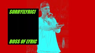 SORRY-JUSTIN BIEBER [LYRIC]