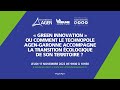 La matinale aggloagen sur la green innovation