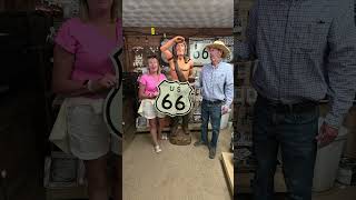All the Way from England to See Route 66 in Seligman Arizona