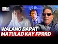 PAGDUKOT KAY FPRRD, hindi na dapat mangyari sa kahit kaninong Pilipino — Atty. Martin Delgra