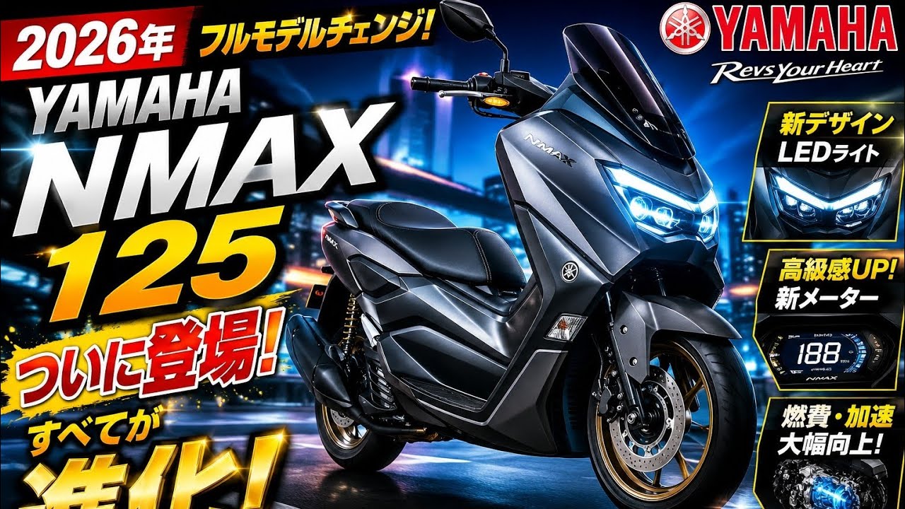 SHOCKING] The 2026 Yamaha NMAX 125 is here! It's basically a