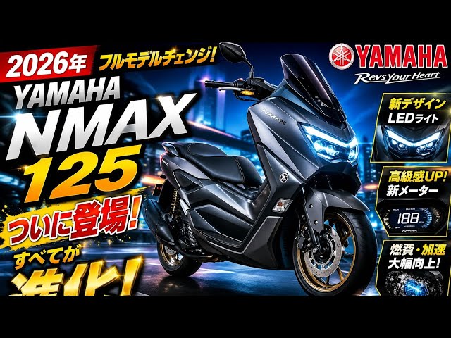 SHOCKING] The 2026 Yamaha NMAX 125 is here! It's basically a