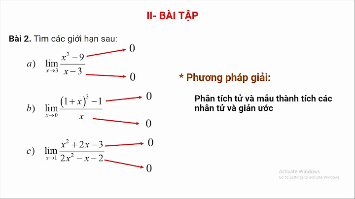 Bài giảng luyện tập giới hạn hàm số năm 2024