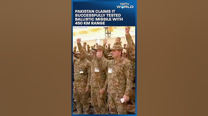 Pahalgam Terror Attack | Pakistan Claims It Successfully Tested Ballistic Missile With 450 Km Range