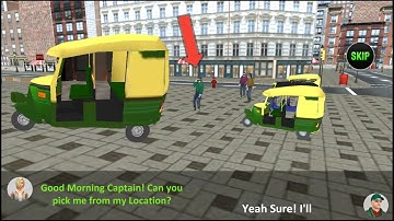US Tuk Tuk Rickshaw Driving Simulator,Auto Rickshaw Racing Taxi,Android Gameplay