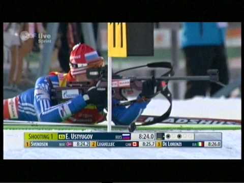 Biathlon Sprint der Mnner in Kontiolahti/Finn...  ...