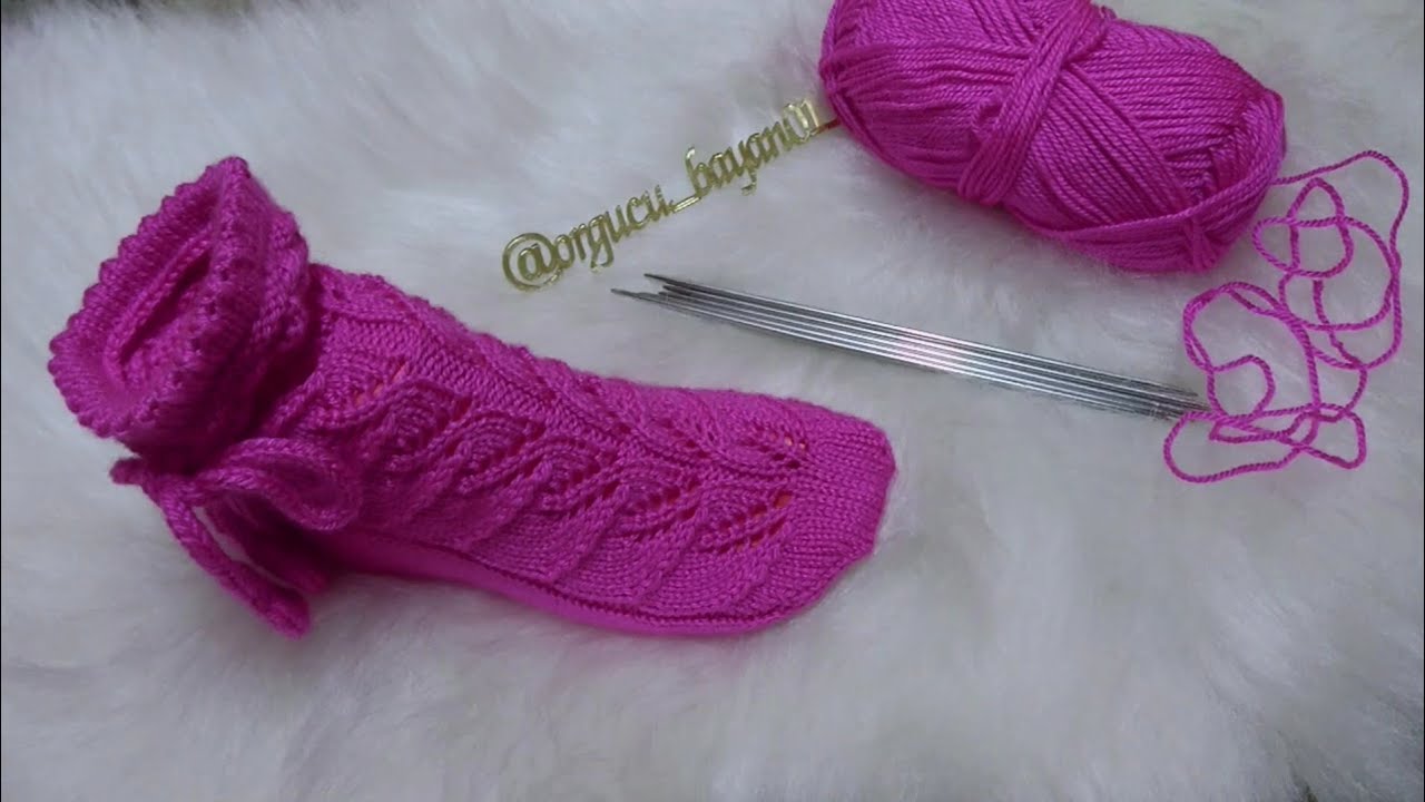 Yaprakların dansı modeli  beşşiş çorap 🧦 1. Bölüm