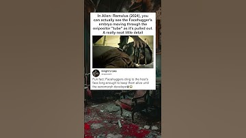 In Alien: Romulus (2024), you can actually see the Facehugger