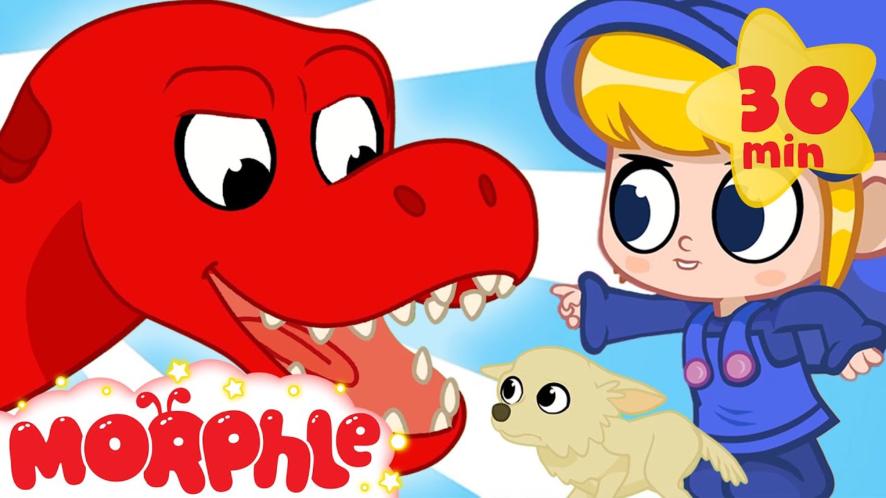 ⁣Dinosaur Scares Puppy! - Morphle and Mila | Dinosaurs Videos | Cartoons for Kids | Morphle TV