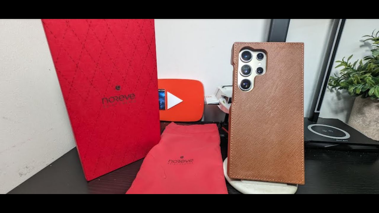 Noreve - Samsung leather back cover for the Samsung Galaxy S24 Ultra 