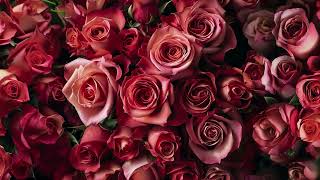 Roses for Valentine's Day live background, wallpaper, and screensaver for TV
