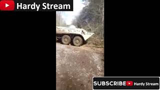 Drift with armored vehicle / BTR-60