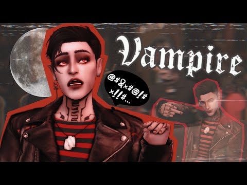Видео: ПОЧЕМУ ОН А НЕ Я??👹🔪| Vampire [ The Sims 4 Spooky CAS Challenge ]